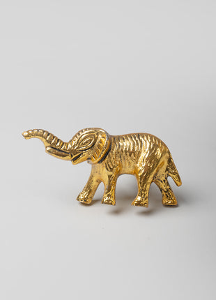 Elephant Shaped Cast Iron Metallic Knob