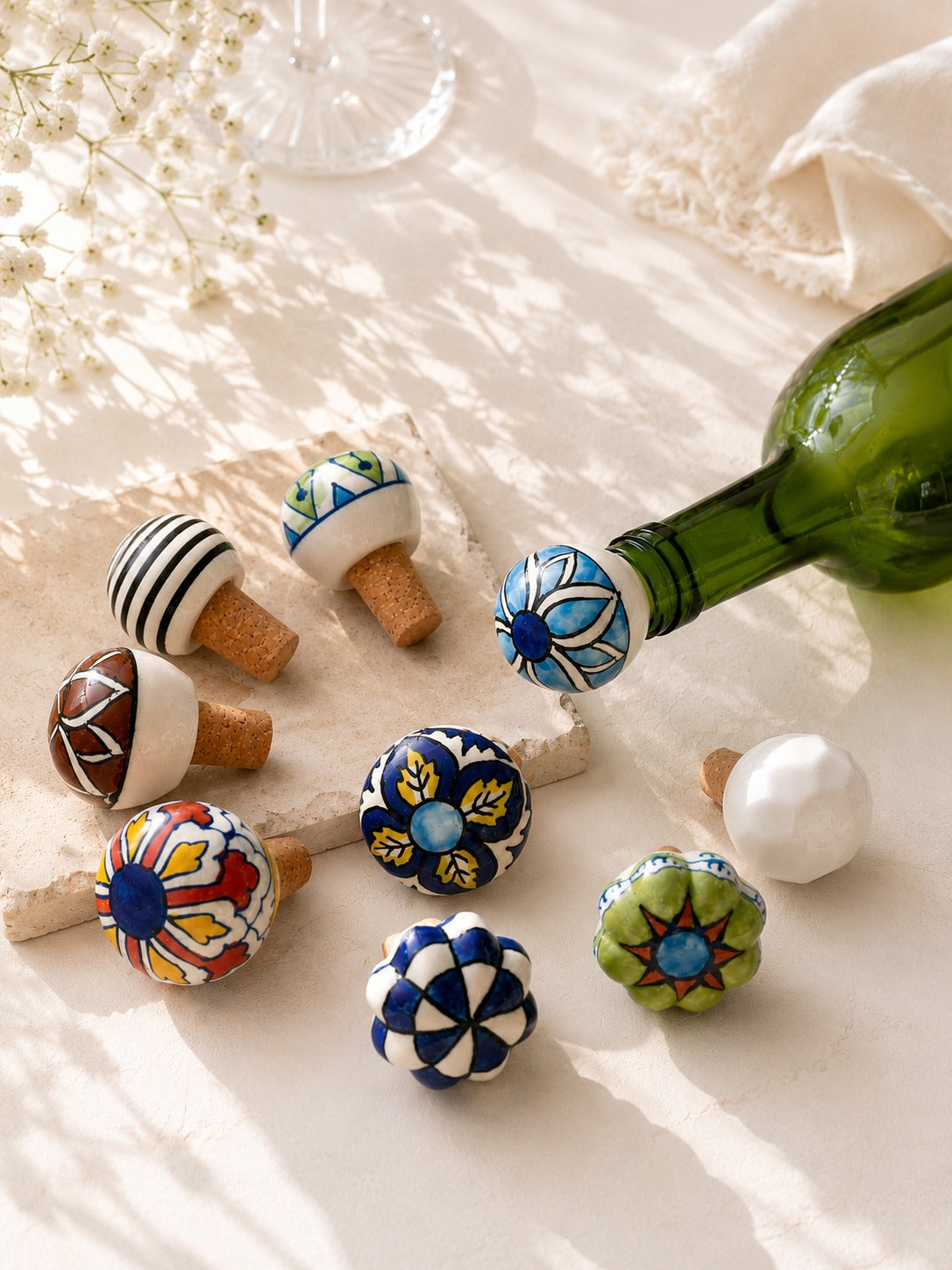 A Little Luxury for Wine Lovers: Ceramic Wine Bottle Stoppers