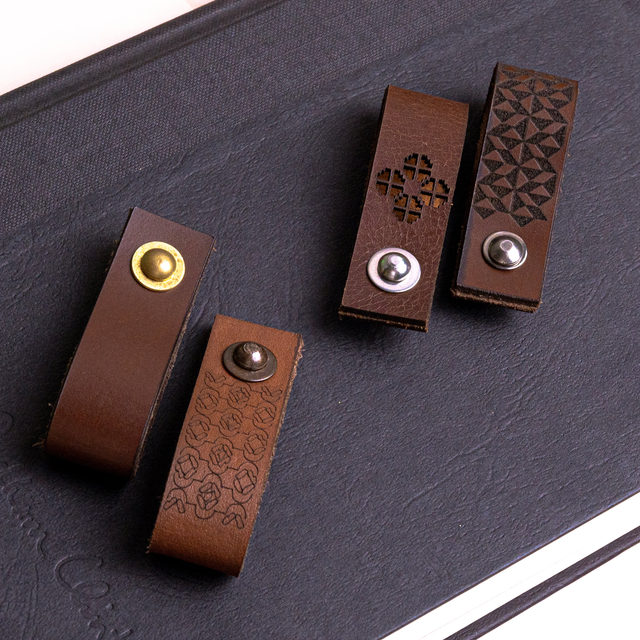 leather knobs for dresser DIY Leather Drawer Pulls