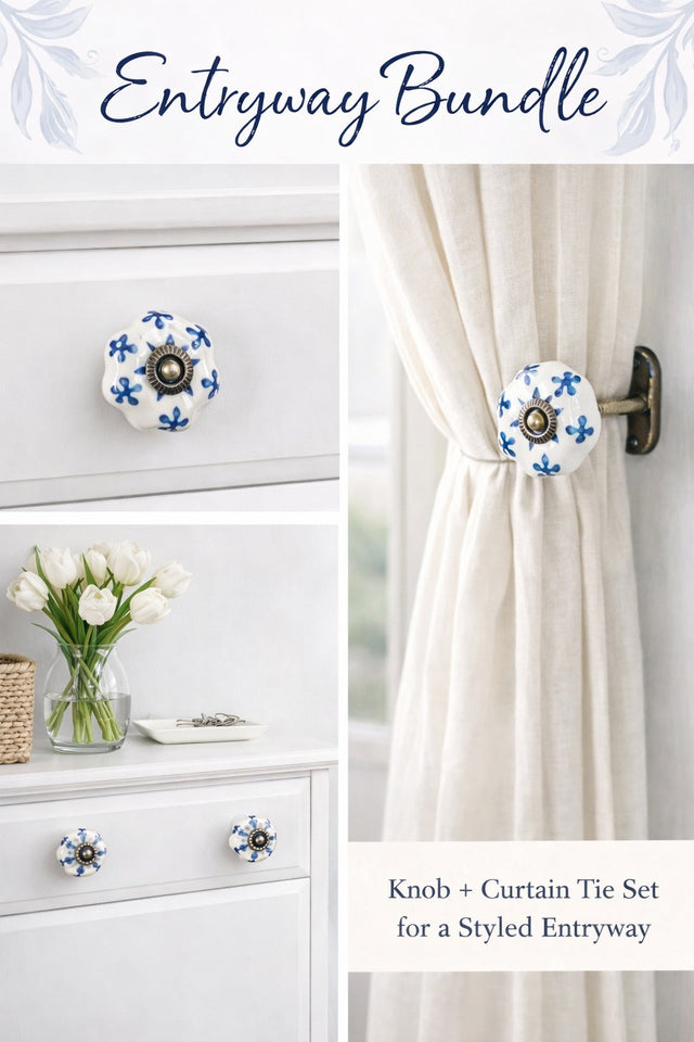 Entryway Bundles (Knob + Curtain tie)