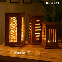 Wooden Table Lamp