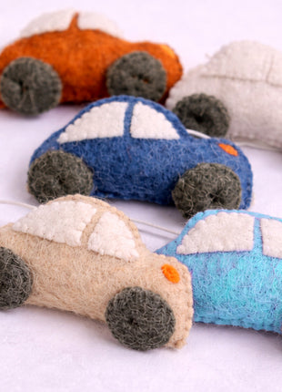 Car Wool Felt Garland  Home Decor