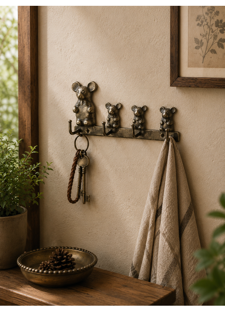Decorative Antique Brass Hook