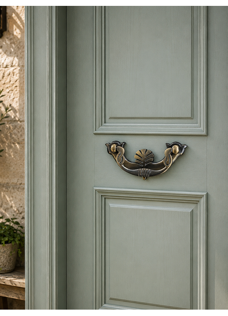 Handmade Door Knocker, Antique Brass Door Knocker
