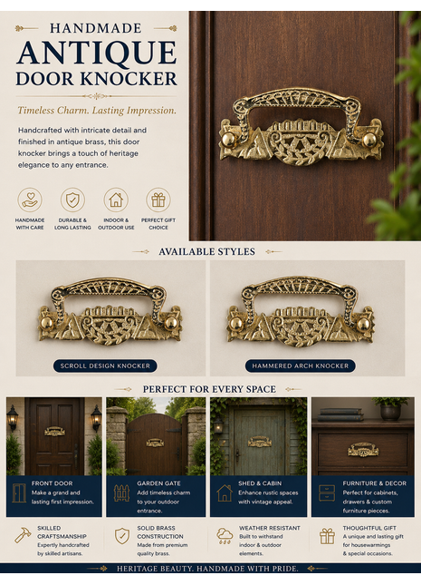 Decorative Antique Door Knocker