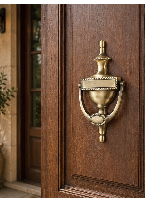 Traditional Door Knocker, Front Door, Ancient Brass Door Knocker, New Home Decor, Front Door Decor