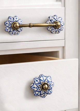Blue Design Ceramic Knob & Pull Bundle