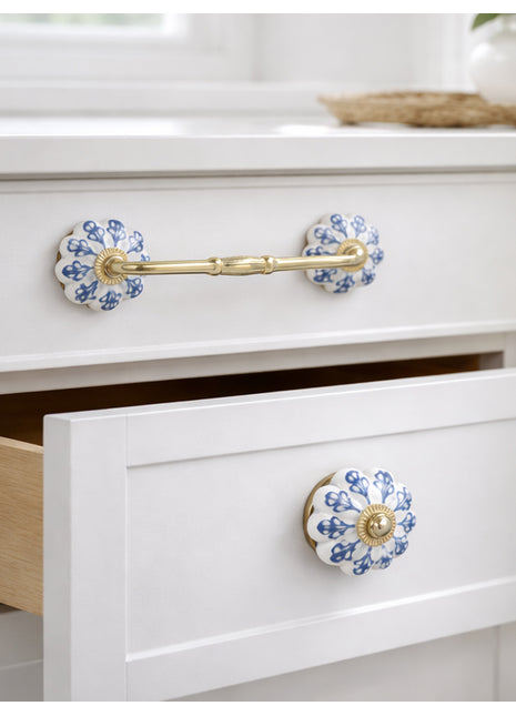 Blue Design Ceramic Knob & Pull Bundle 01