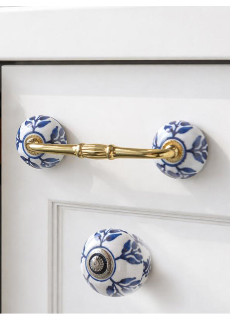 Blue Design Ceramic Knob & Pull Bundle