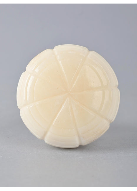 Stylish White Star Embossed Resin Bone Kitchen Cabinet Knob
