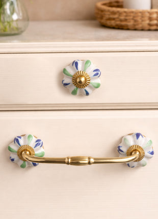 Green & Blue Ceramic Knob & Pull Bundle