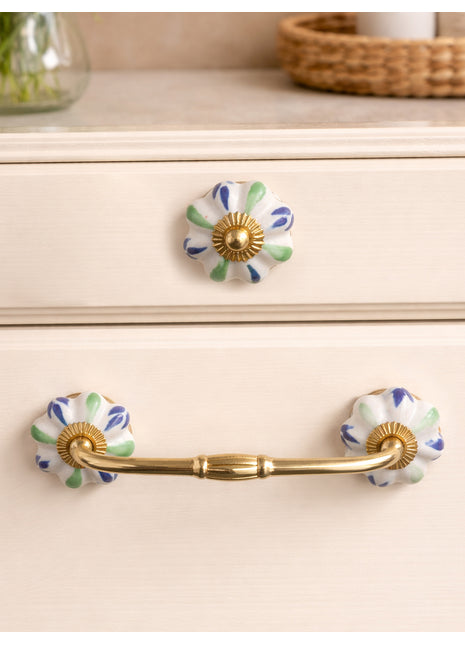 Green & Blue Ceramic Knob & Pull Bundle