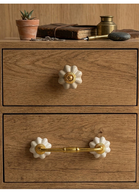 Cream Color Ceramic Knob & Pull Bundle