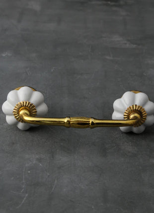 White Color Ceramic Knob & Pull Bundle