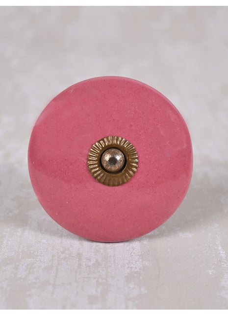 Thulian Pink Ceramic Kitchen Cabinet Knob