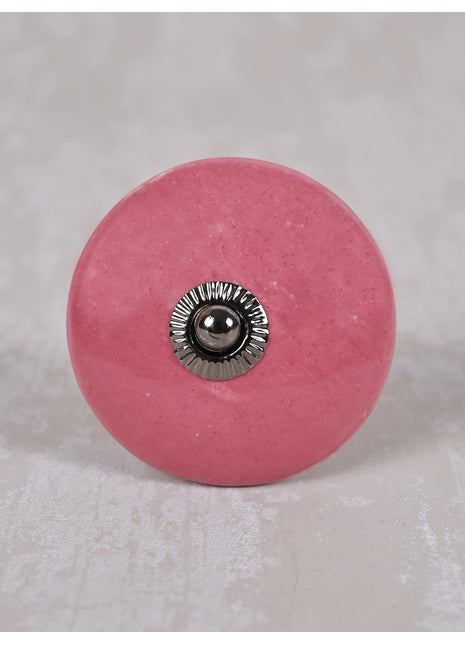Thulian Pink Ceramic Kitchen Cabinet Knob