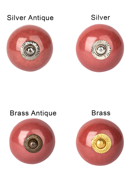 Maroon Ceramic Knob, Curtain Tie & Pull Bundle