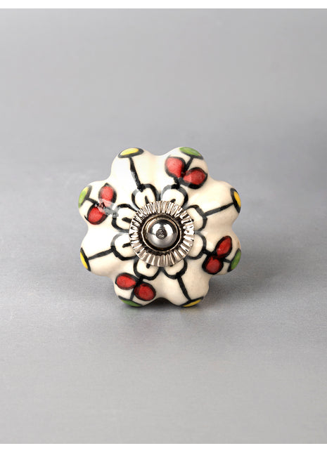 Unique Multicolor Melon Ceramic Knob
