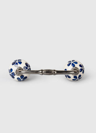 Blue Flower Ceramic Knob & Pull Bundle