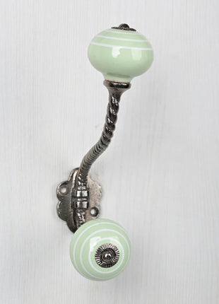 Green Color Ceramic Cabinet  Knob & Hanger Bundle – Decorative Closet Hardware