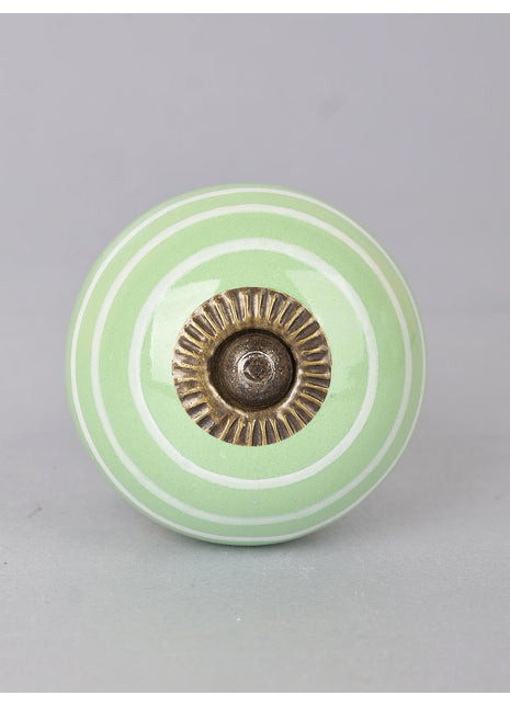 Green Color Ceramic Cebinet Knob