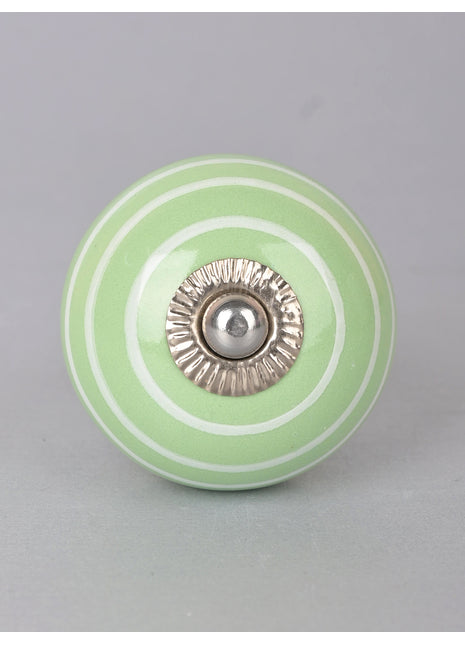 Green Color Ceramic Cebinet Knob