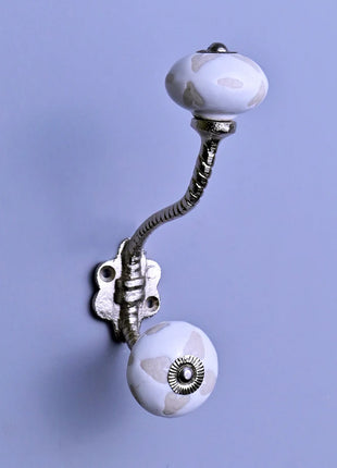 Heart Shape Design Ceramic Cabinet  Knob & Hanger Bundle – Decorative Closet Hardware