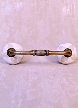 Heart Shape Design Ceramic Knob, Curtain Tie & Pull Bundle