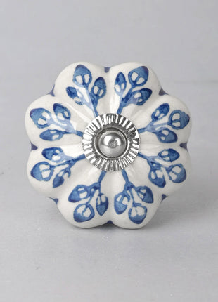 Blue Design Drawer Cabinet Knob & Curtain Tie Bundle 01