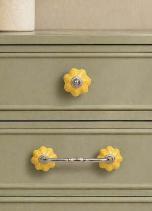 Yellow Ceramic Knob & Pull Bundle