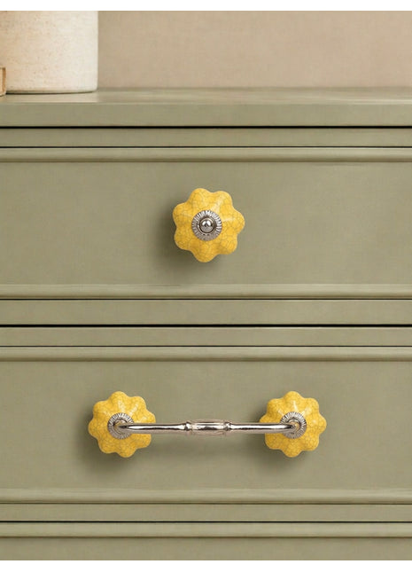 Yellow Ceramic Knob & Pull Bundle