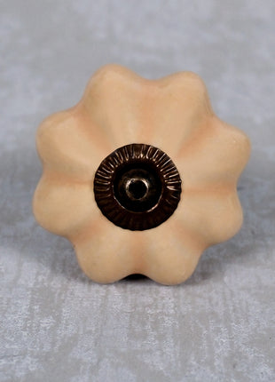 Flower Shaped Design Ceramic Cabinet Knob