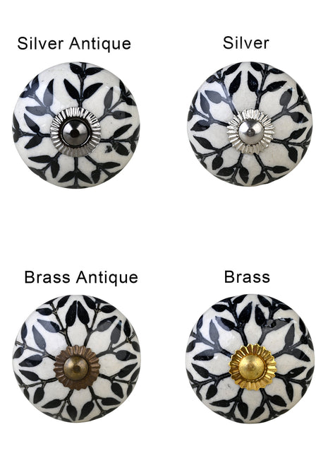 Black Design Ceramic Knob & Pull Bundle