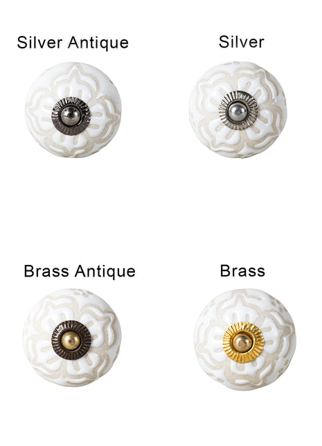 Handmade Ceramic Cabinet  Knob & Hanger Bundle – Decorative Closet Hardware