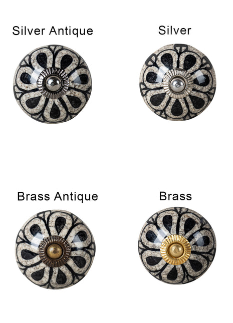 Black Design Ceramic Knob & Pull Bundle