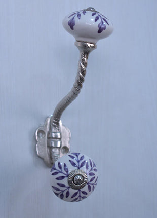 Blue Design Ceramic Cabinet  Knob & Hanger Bundle – Decorative Closet Hardware