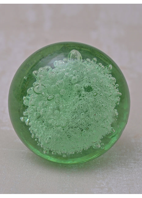 Stylish Aqua Sea Green Bubble Glassware Drawer Knob