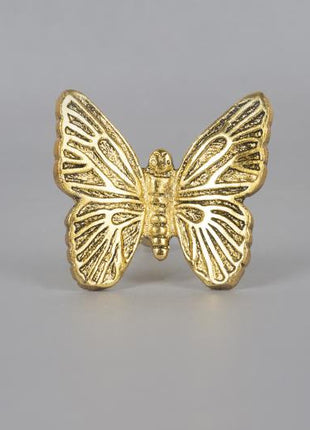 Butterfly Shape Unique Brass Metallic Knob