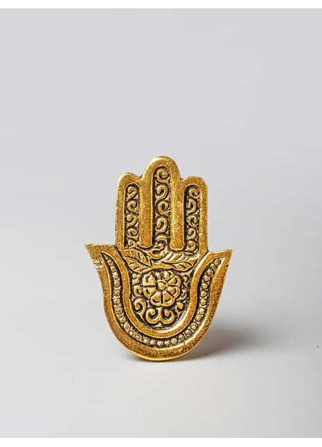 Hand Shaped Cast Iron Metallic Knob