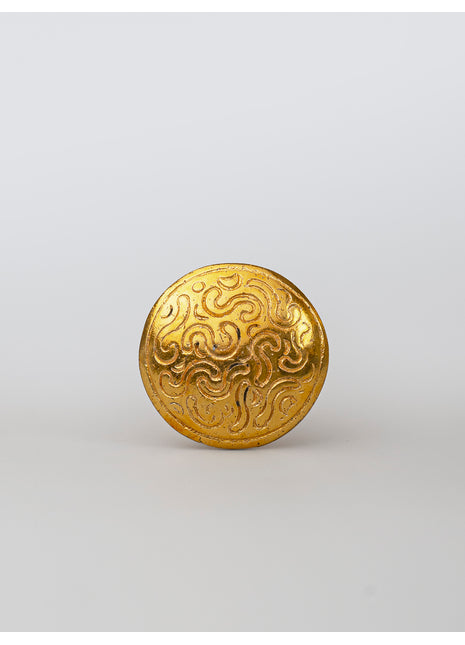 Round Cast Iron Metallic Knob