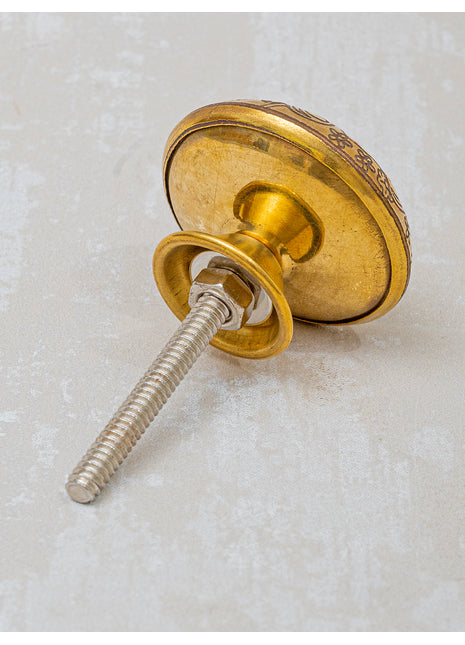 Brass Antique Round  Shape Cabinet Drawer Knob