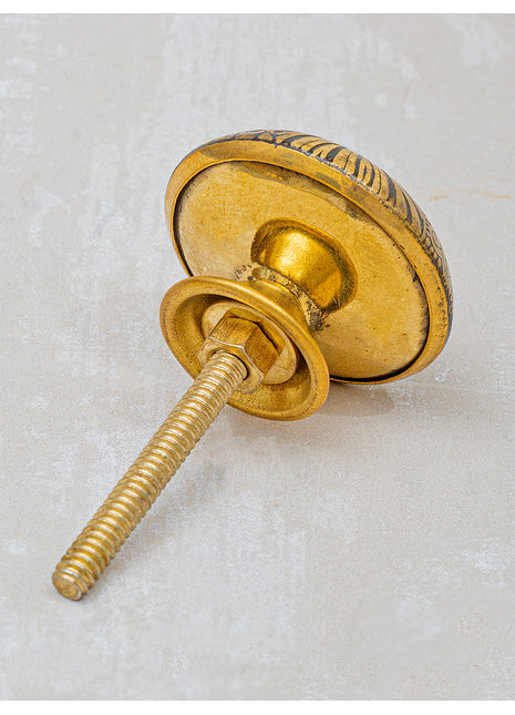 Brass Antique Round  Shape Cabinet Drawer Knob