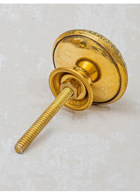 Brass Antique Round  Shape Cabinet Drawer Knob