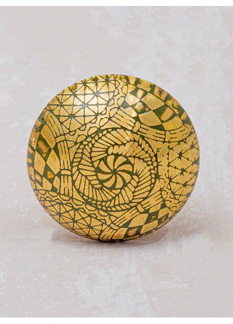 Brass Antique Round  Shape Cabinet Drawer Knob
