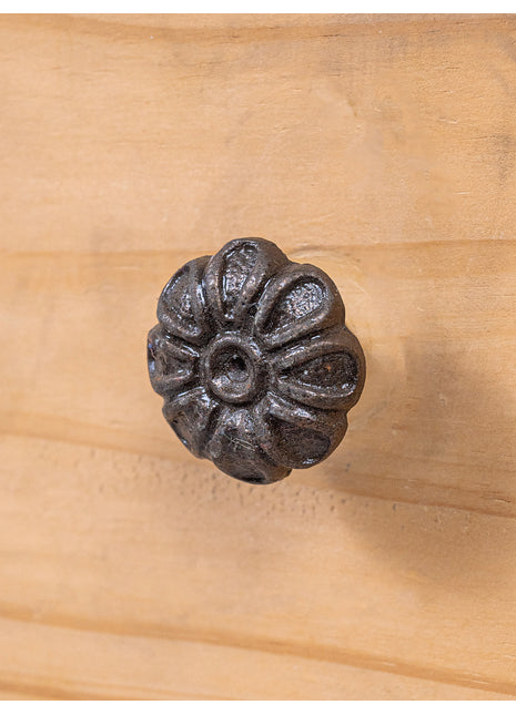 Flower Shape Unique Metallic Knob