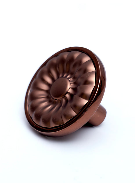 Antique  Round Brown Cabinet Knobs Zinc Alloy Drawer Knobs