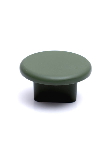 Antique  Round Green Cabinet Knobs Zinc Alloy Drawer Knobs