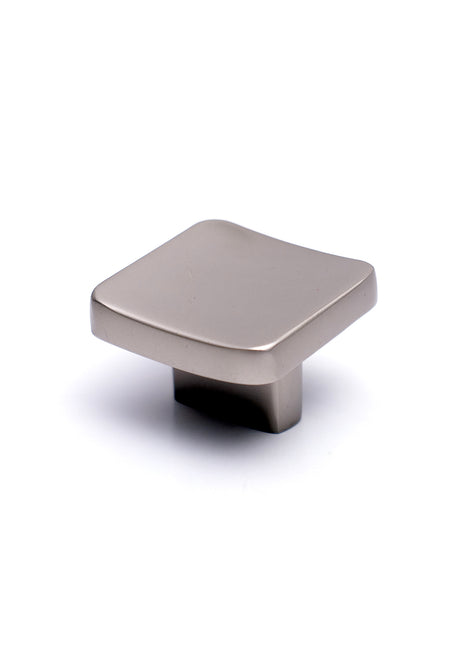 Square Shape Antique Silver Cabinet Knobs Zinc Alloy Drawer Knobs