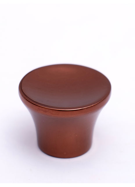 Round Shape Brown Cabinet Knobs Zinc Alloy Drawer Knobs