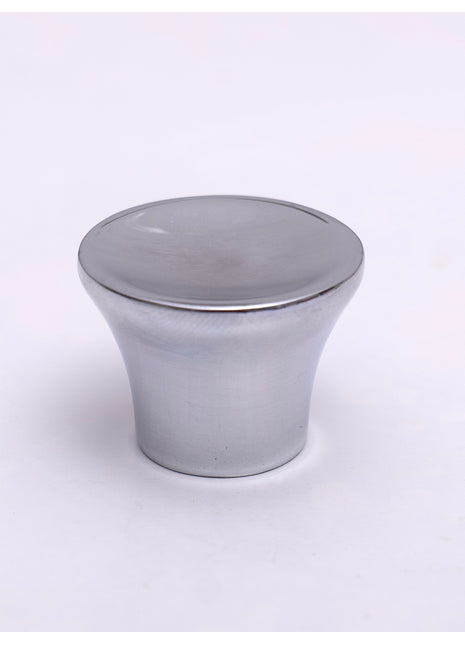 Round Silver Cabinet Knobs Zinc Alloy Drawer Knobs